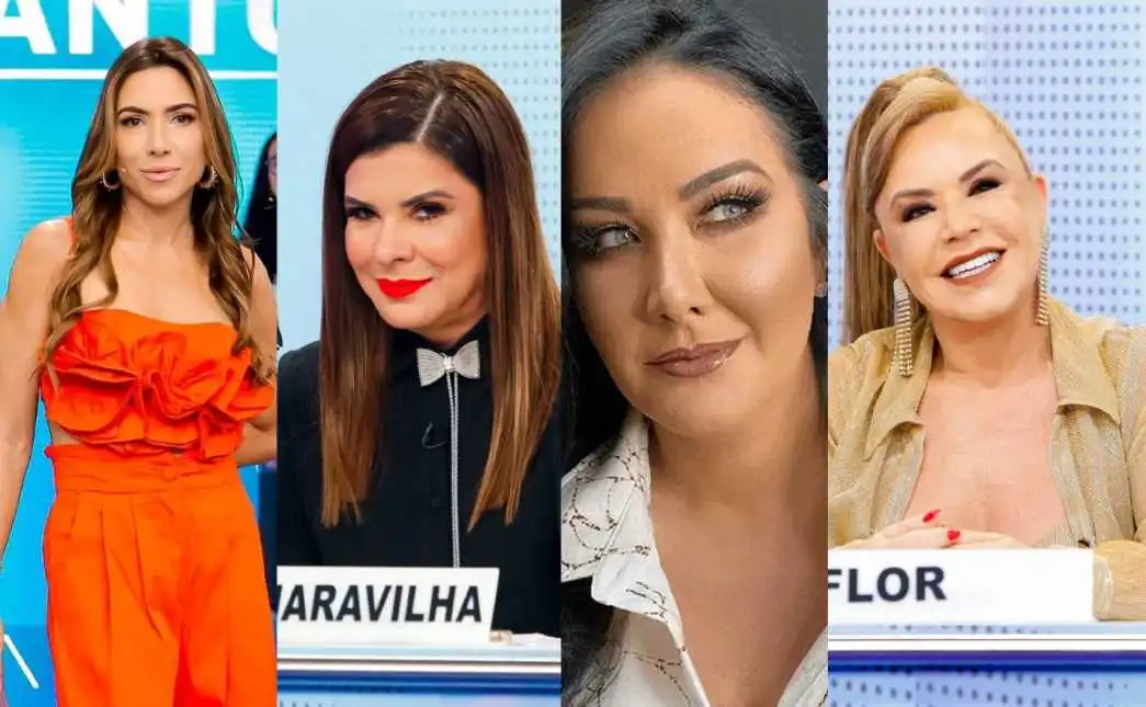 Patrícia Abravanel substituiu alguns nomes do "Jogo dos Pontinhos" e desagradou Silvio Santos, entre os nomes substituídos estavam da Mara Maravilha, Flor Fernandes e Helen Ganzarolli (Foto Reprodução)