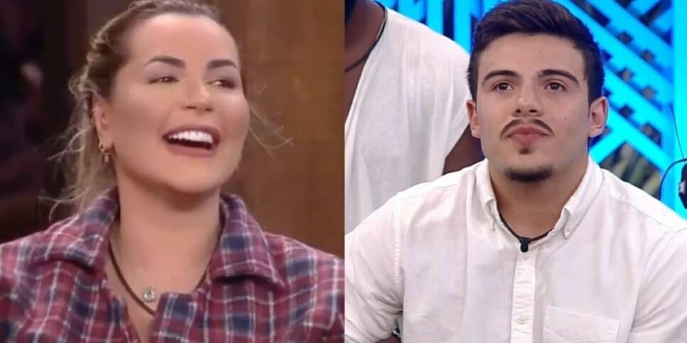 Deolane e Thomaz em A Fazenda 14 (Foto: Reprodução)