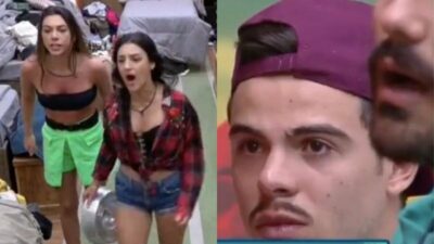 Bia Miranda agride Thomaz Costa no reality (Foto: Reprodução/Playplus)