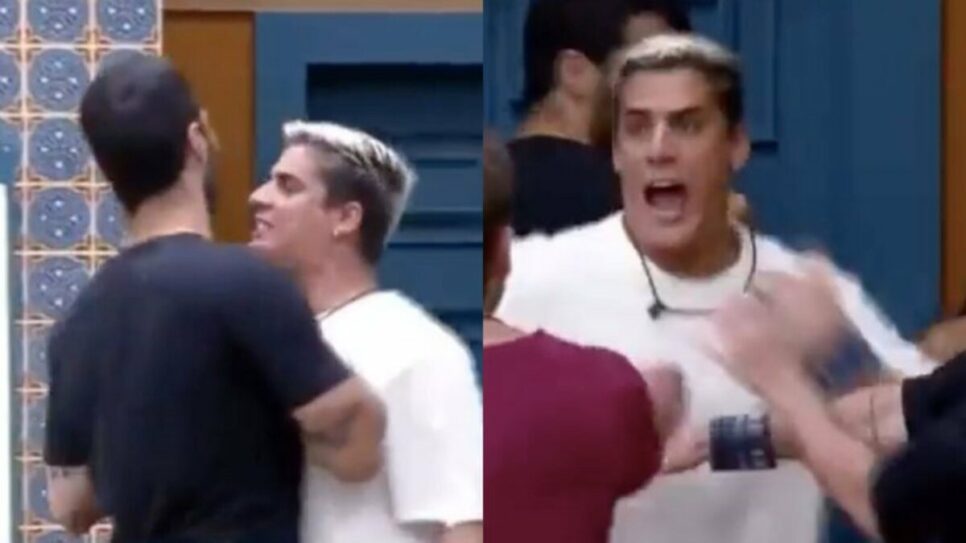 Shayan e Tiago brigam em A Fazenda 14