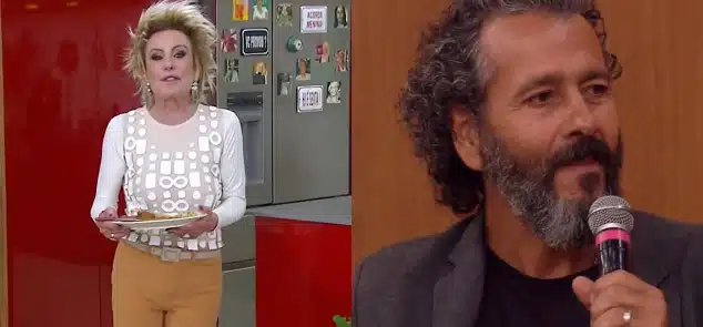 Ana Maria Braga manda recado ao vivo para Marcos Palmeira (Foto Reprodução/Montagem)