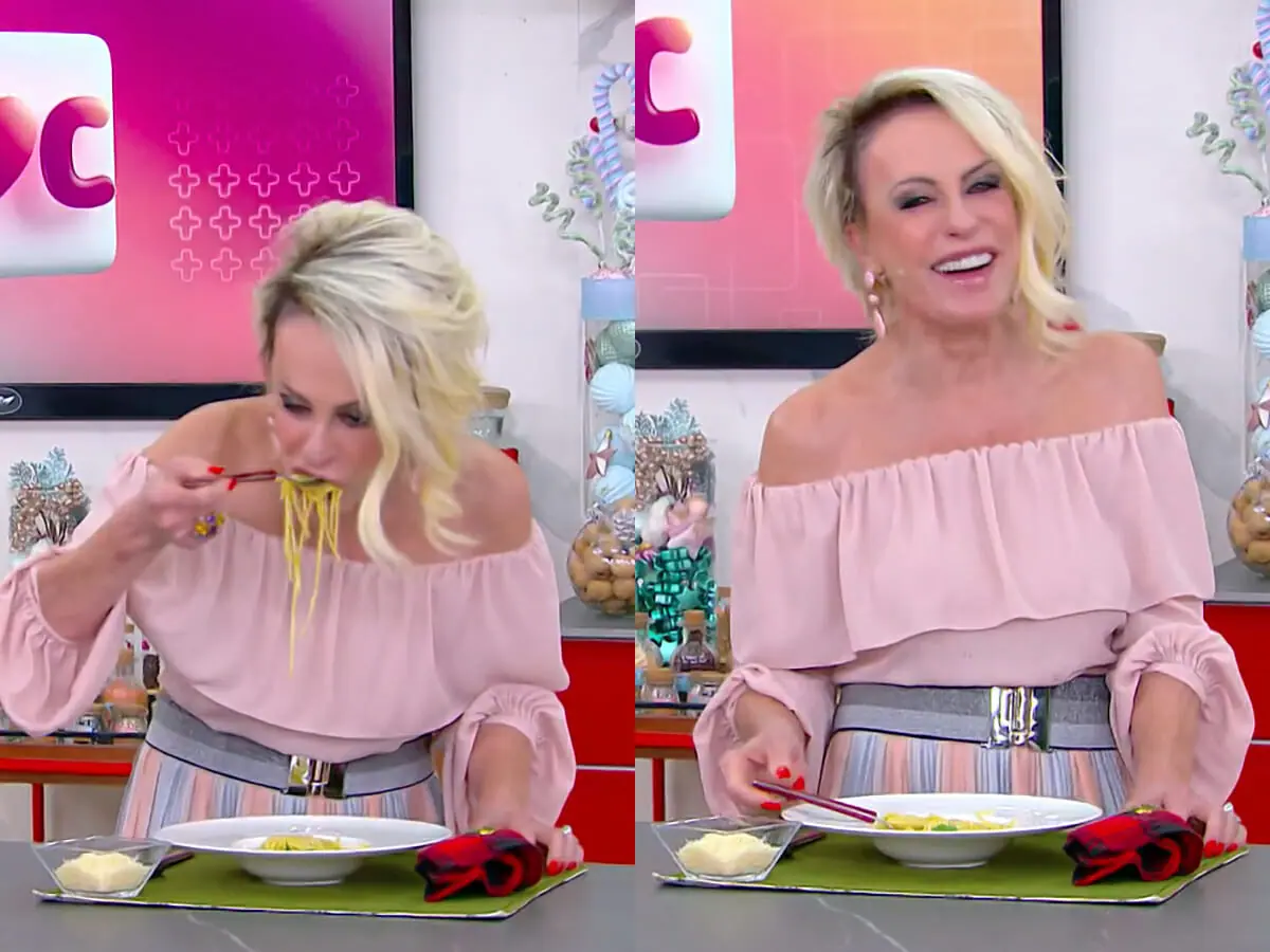 Ana Maria Braga é sincera ao avaliar prato de cheff em seu programa (Foto Reprodução)