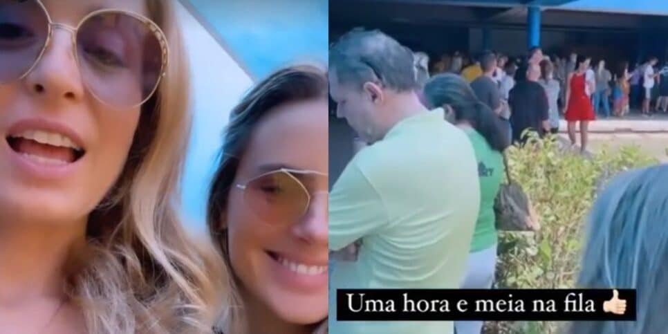 Angélica compartilha perrengue com Carolina Dieckmann (Foto: Reprodução)