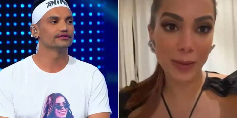 Diego chegou a vender portas para ver a Anitta no Rock In Rio de Portugal (Foto Reprodução/Montagem)