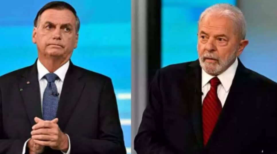 Bolsonaro fica constrangido ao vivo e se exalta ao ser encurralado por Lula sobre compra de Viagra (Foto: Reprodução / Globo)