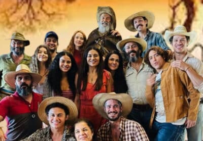 Parte do elenco de Pantanal, remake da Globo (Foto: Reprodução / Globo / Montagem HoraDoBenefício)