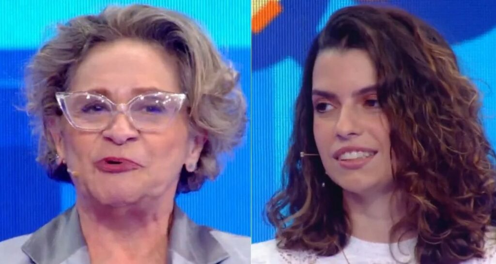 Fafy Siqueira e Fernanda Lorenzoni em participação no programa da Globo (Foto: Reprodução / Globo)