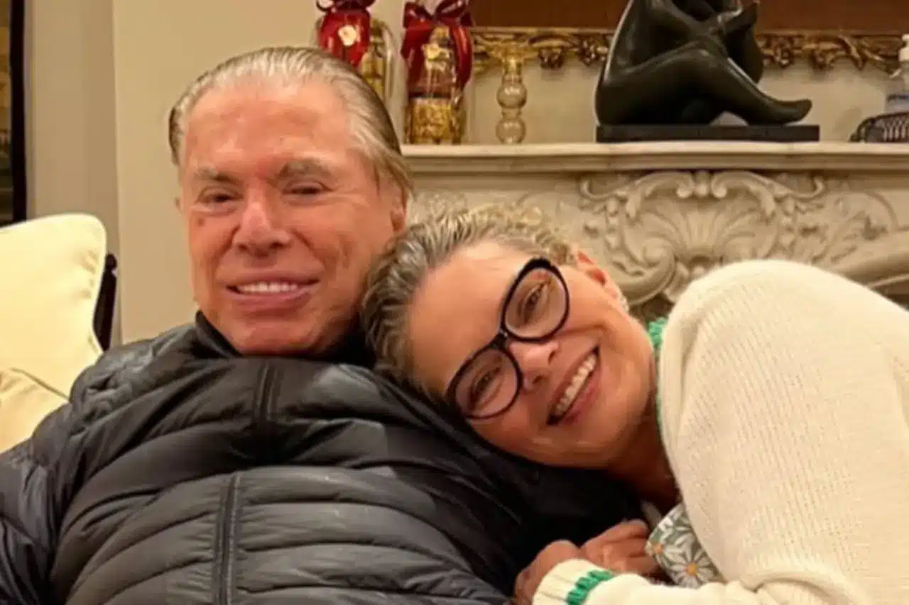 Cíntia Abravanel e o pai Silvio Santos (Foto Reprodução)