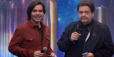 Imagem do post Faustão esquece que está ao vivo e xinga o filho em seu programa