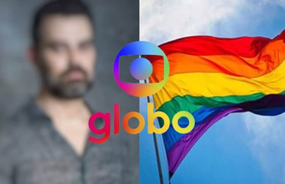 Famoso ator da Globo resolveu assumir aos 50 anos que é casado com homem e expôs companheiro em rede nacional (Foto: Reprodução / Globo / Internet / Montagem HoraDoBenefício)