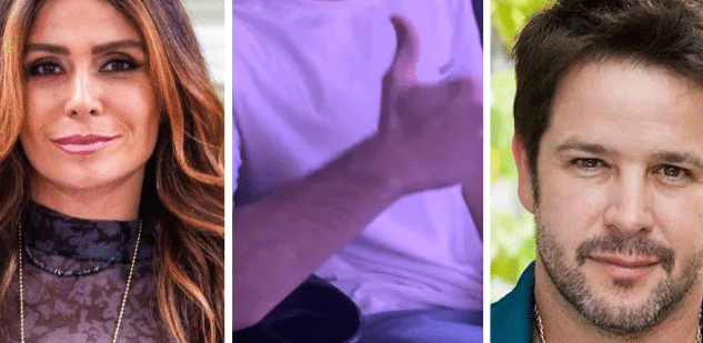 Giovanna Antonelli e Murilo Benício veem filho assumir relação (Foto: Reprodução)