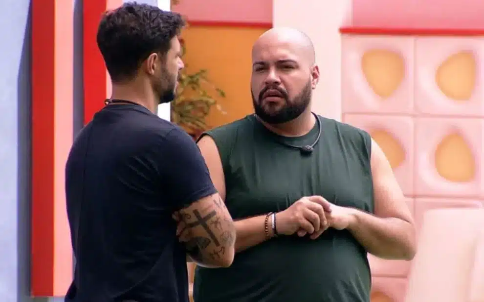 Tiago Abravanel e Rodrigo Mussi no BBB22 (Foto Reprodução)