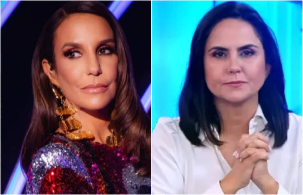 Ivete Sangalo fez declaração e Carla Cecato escancarou revolta (Foto: Reprodução)