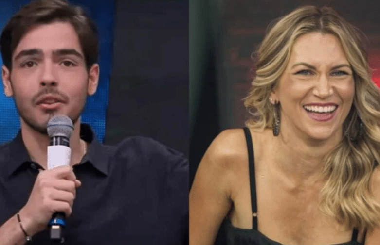 Filho de Faustão fala sobre relação com Anne Lottermann na Band (Foto: Reprodução)