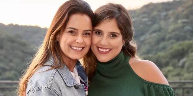 Luciele e Camilla Camargo (Foto: Reprodução)