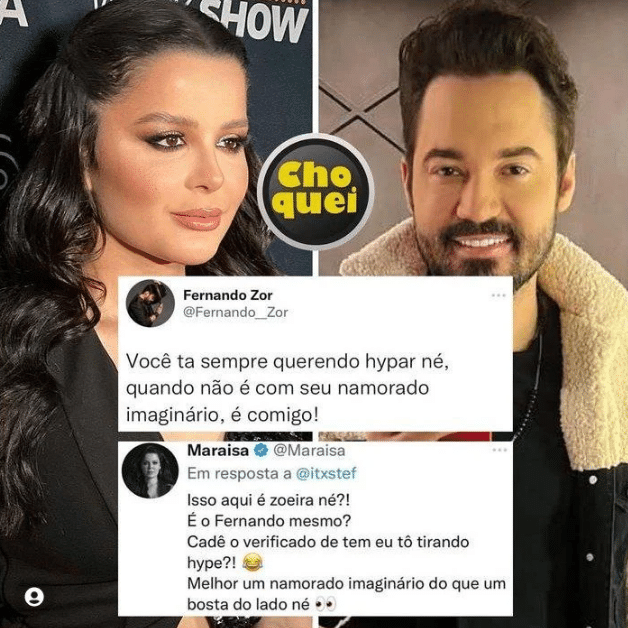 A irmã de Maiara e Fernando Zor trocaram farpas nas redes sociais (Foto: Reprodução)