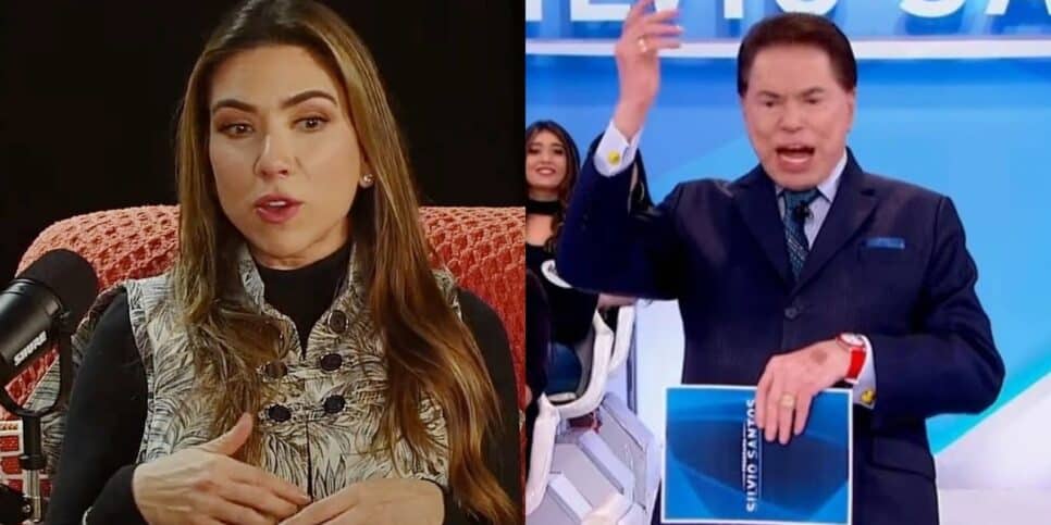 Silvio Santos desaprova mudanças que Patrícia Abravanel fez em seu programa (Foto Reprodução/Montagem)