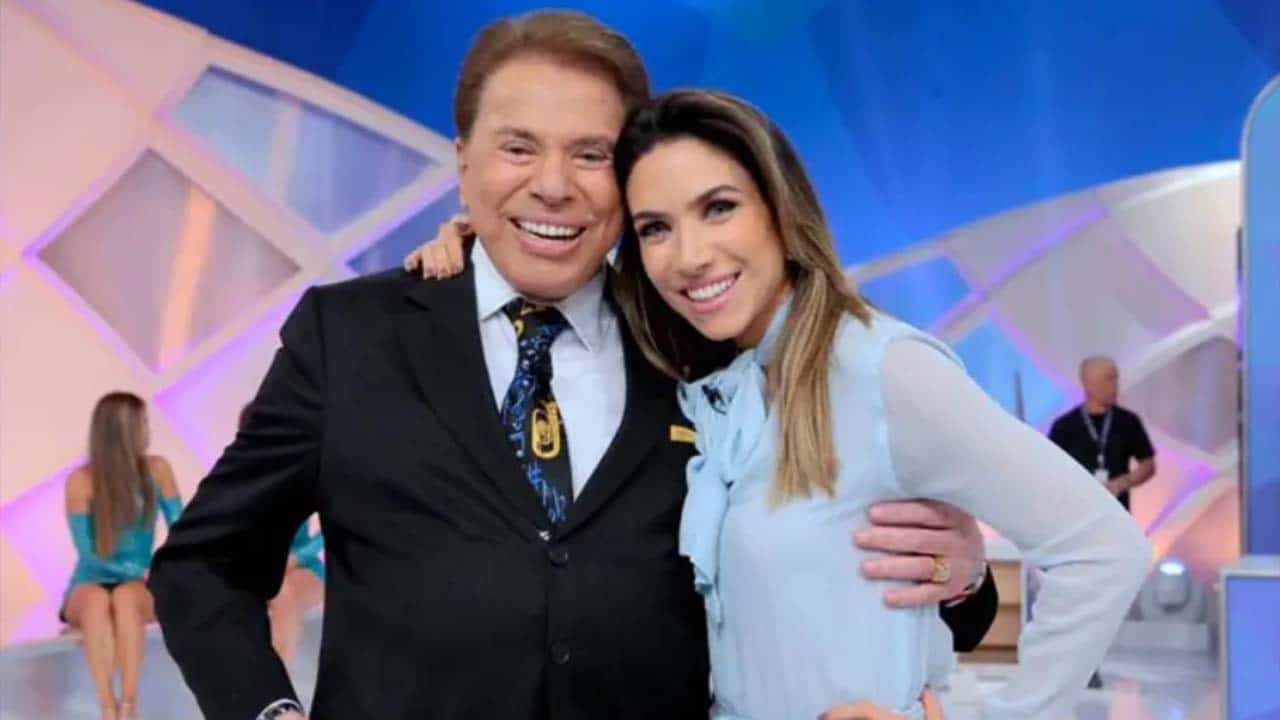 Patrícia Abravanel e o pai Silvio Santos (Foto Reprodução)