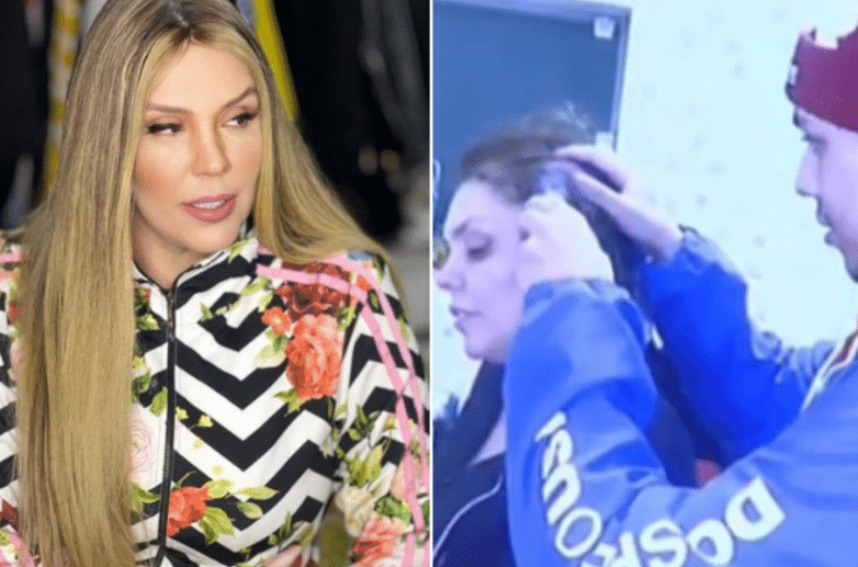 Com câncer, Simony publica vídeo de filho raspando seu cabelo (Foto: Reprodução)