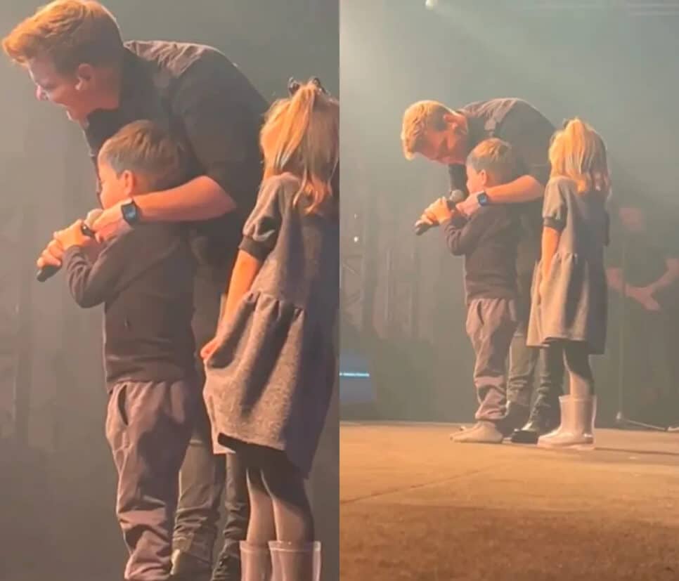 Filho de Michel Teló sobe no palco e encanta os fãs na web com mensagem de superação: "Eu consegui". Foto: Reprodução/Internet