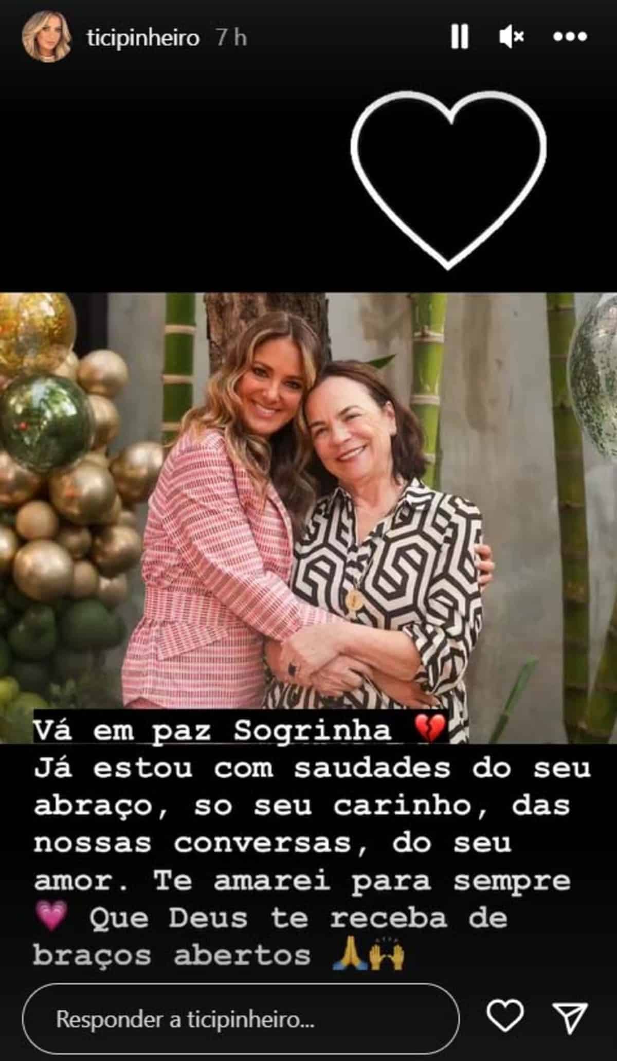 Ticiane Pinheiro e Edna Tralli (Foto: Reprodução/Instagram)