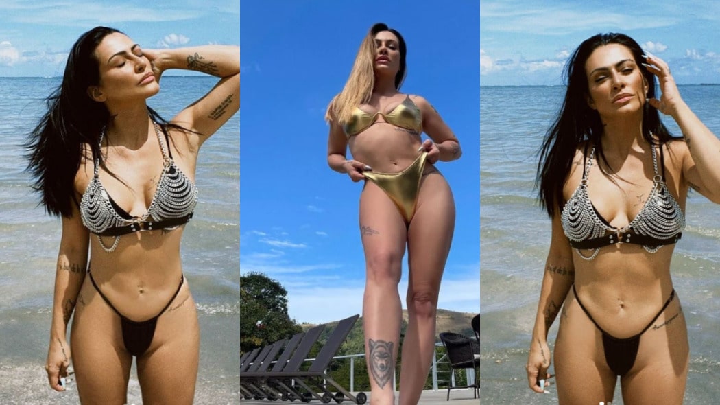 Cleo Pires enlouquece fãs ao usar biquínis curtíssimos e ainda prova ser uma das mulheres mais lindas do país (Foto Reprodução/Montagem/Instagram)