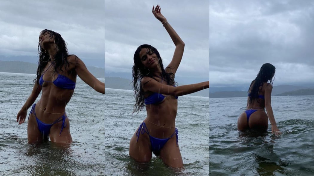 Bruna Marquezine arrasa nas redes sociais e arranca suspiros dos seus seguidores (Foto Reprodução/Montagem/Instagram/AaronTuraTv)