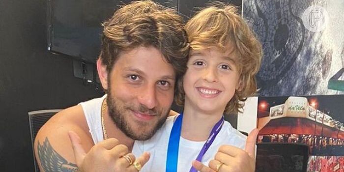 Travessia: Ari e o filho, Tonho (Foto: Reprodução)