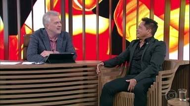 Leonardo no programa "Conversa com Bial" (Foto Reprodução/Globoplay)