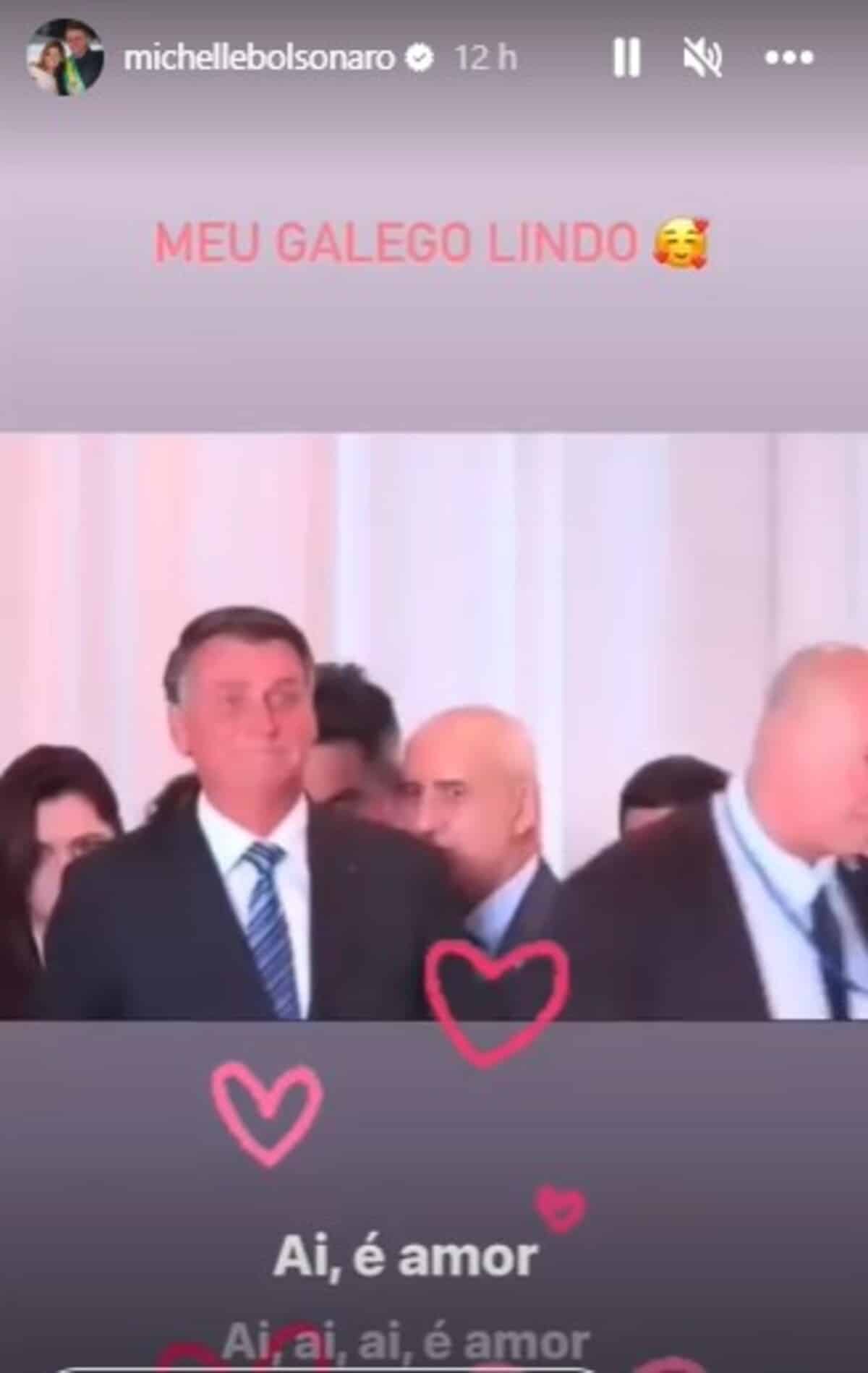 Postagem de Michelle Bolsonaro