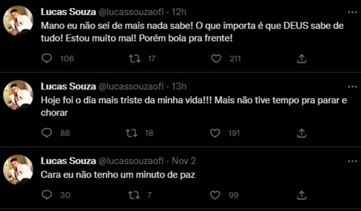 Lucas Souza no twitter