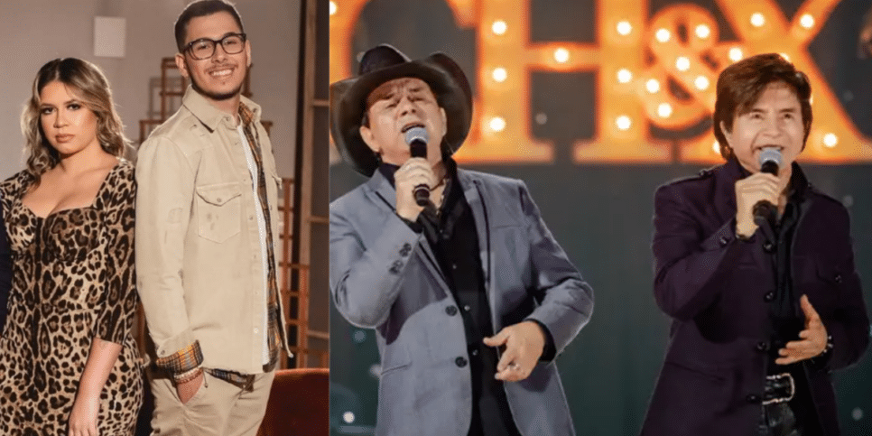 João Gustavo, Marília Mendonça e a dupla Chitãozinho e Xororó (Foto Reprodução/Montagem/AaronTura Tv)