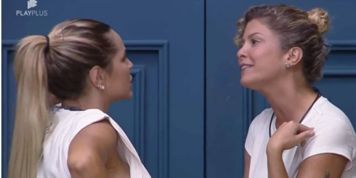 Deolane Bezerra e Bárbara Borges brigam em dinâmica de a Fazenda 14 (Imagem Reprodução RecordTV)