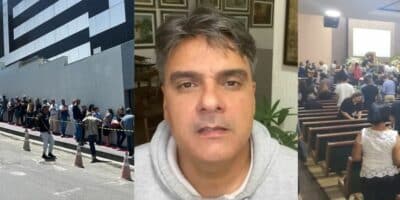 Imagem do post Velório de Guilherme de Pádua tem enorme fila de fiéis, discursos da viúva e ex-presidiários