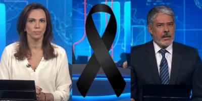 Imagem do post Dia triste no Jornal Nacional, Bonner e Ana Paula encerram em luto e mostram homenagem emocionante