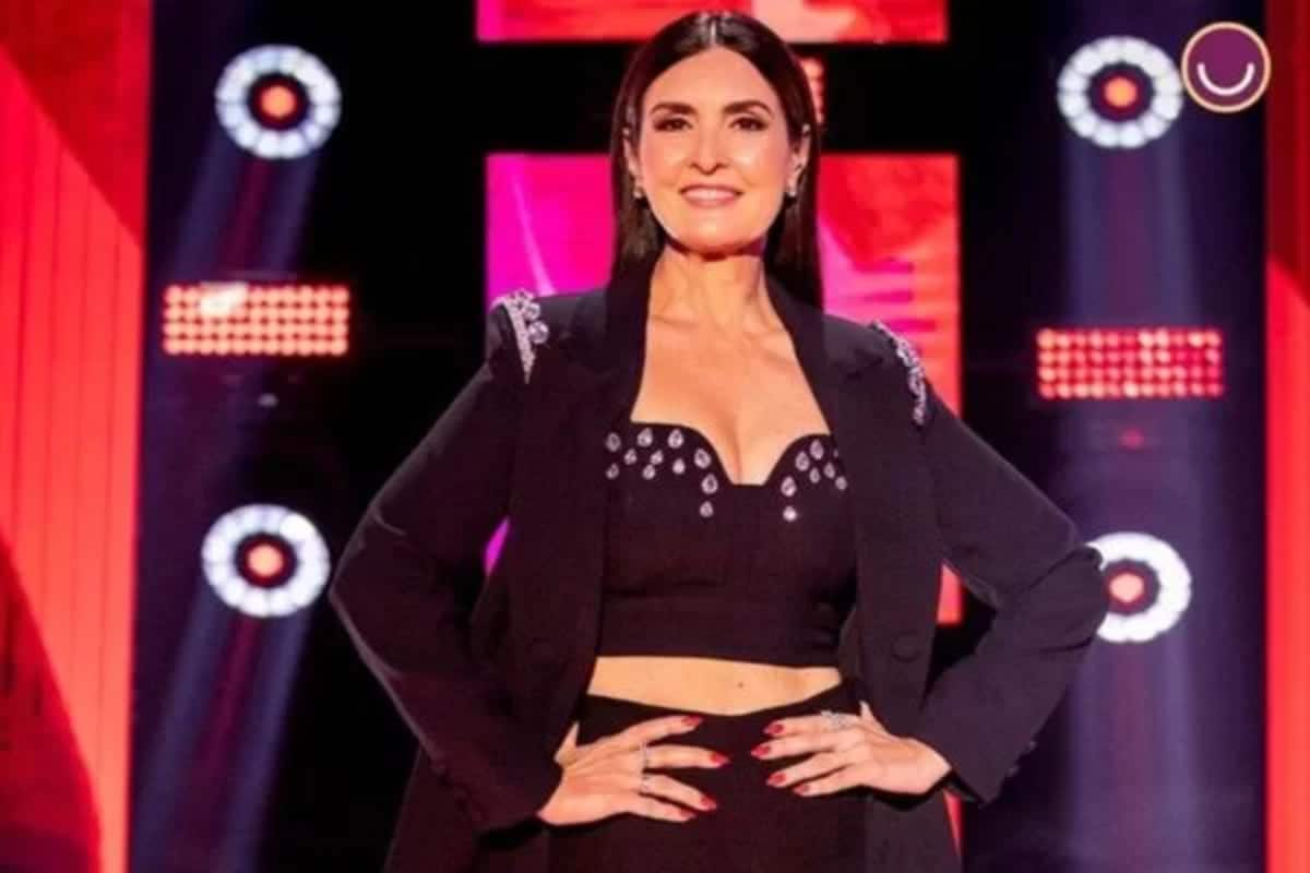 Fátima Bernardes para estreia do The Voice Brasil