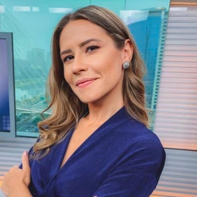 A famosa jornalista da Globo, Thaís Luquesi enfrentou uma situação bem complicada no SP1 (Foto: Reprodução)