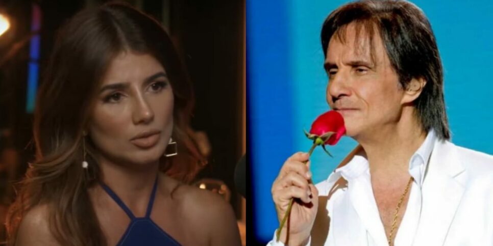 Paula Fernandes surpreendeu com revelação sobre Roberto Carlos (Foto: Reprodução/Montagem)