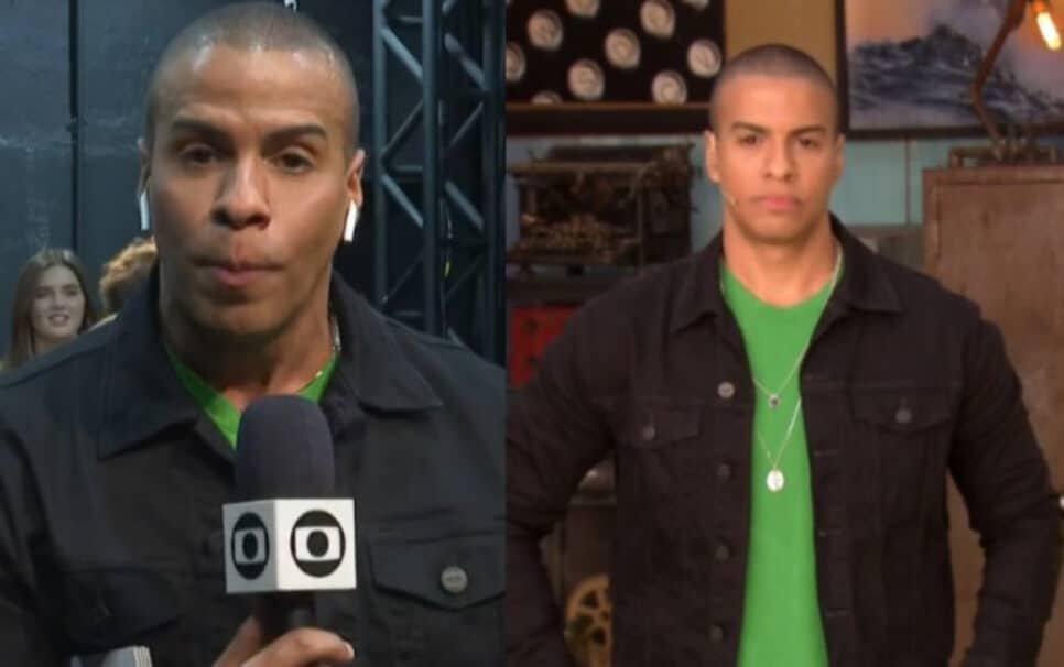 Thiago Oliveira é exposto ao vivo no É de Casa (Foto: Reprodução / Globo)