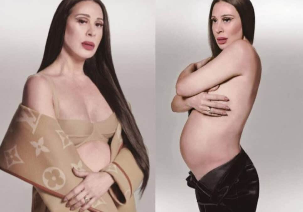 Claudia Raia faz forte desabafo sobre gravidez aos 55 anos (Foto: Montagem)