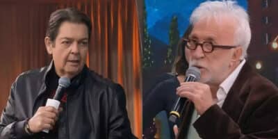 Faustão e Moacyr Franco  no programa do 