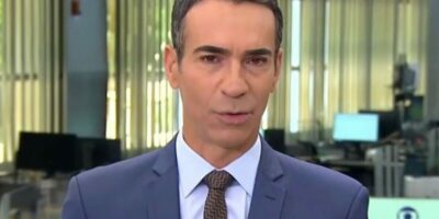 Imagem do post César Tralli expôs o que ouviu na redação do “Jornal Hoje” e anunciou: “Eu tenho a noção”