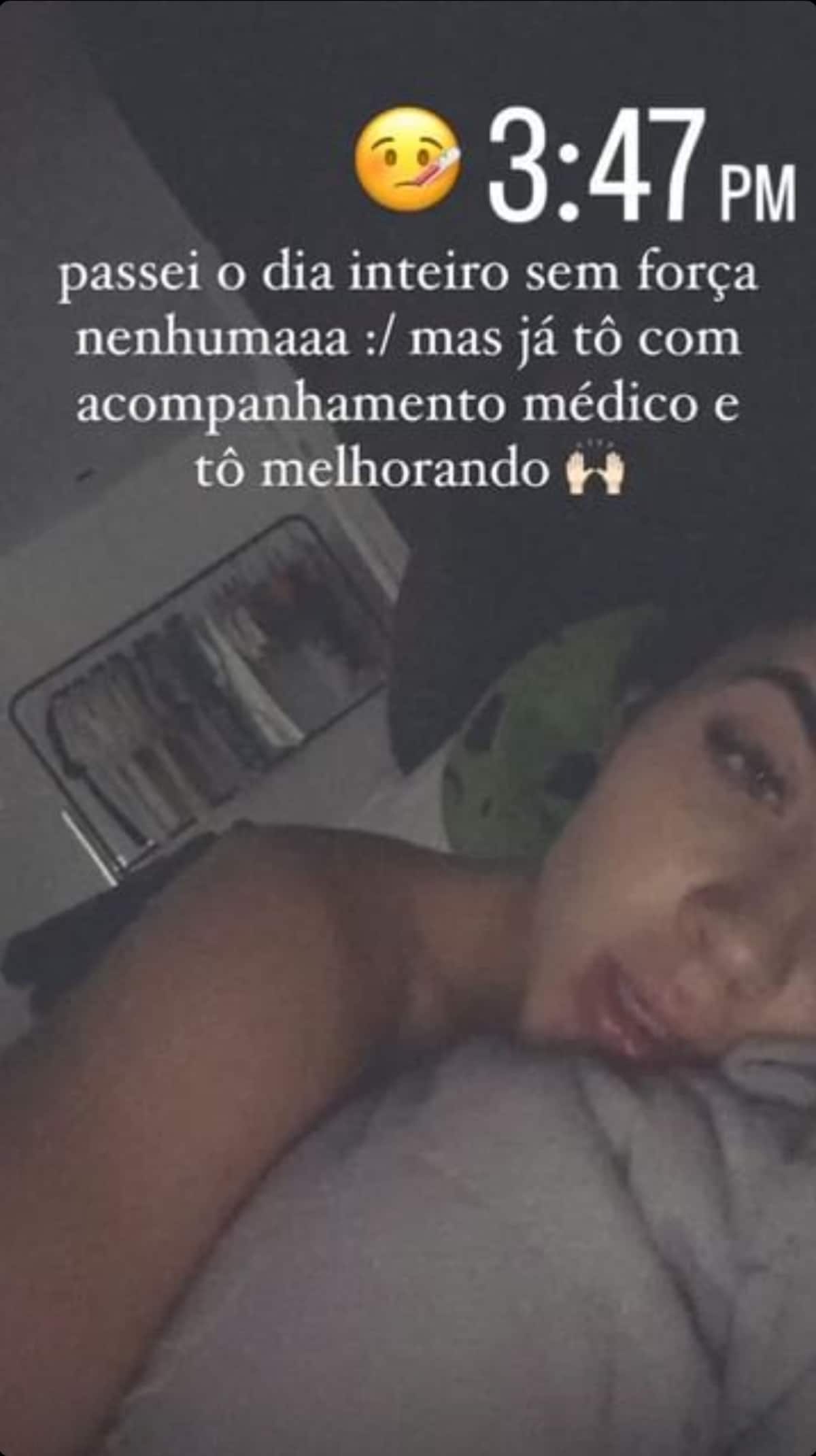 Jade Picon anuncia doença no Instagram