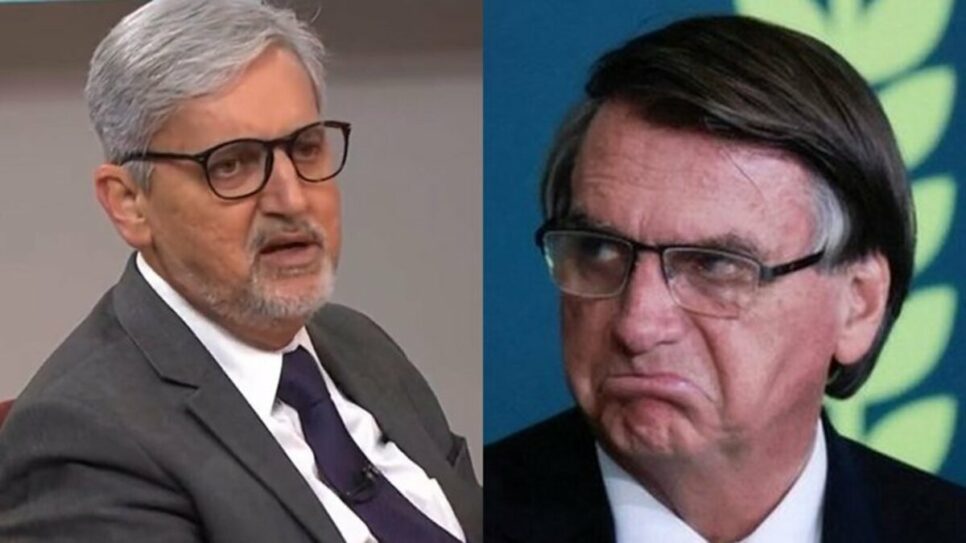 Jornalista toma bronca ao vivo