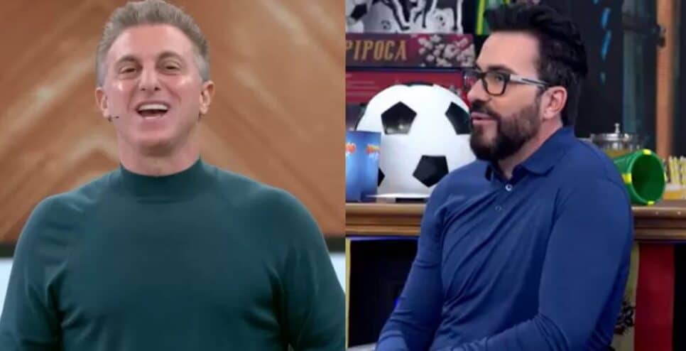 Padre Fábio de Melo dispara palavrão ao vivo e assusta Huck (Foto: Reprodução)