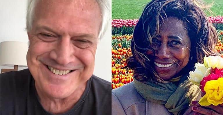 Glória Maria revelou que Pedro Bial foi um dos que mais te ajudaram em momento dificil (Foto Reprodução/Montagem/Internet)