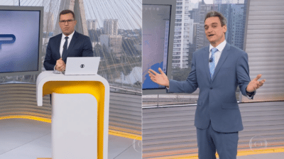 Imagem do post Rodrigo Bocardi apareceu com Thiago Scheuer na Globo e revelou o que eles fazem no intervalo do jornal