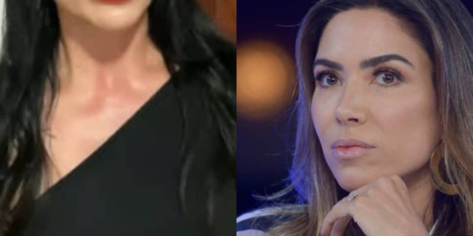 Assistente de palco chorou na frente de Patrícia Abravanel e motivo é impactante (Foto Reprodução/Montagem/AaronTura Tv)