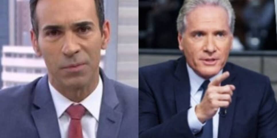 Roberto Justus deixou um recado para Tralli que deu o que falar (Foto Reprodução/Montagem/AaronTura Tv)