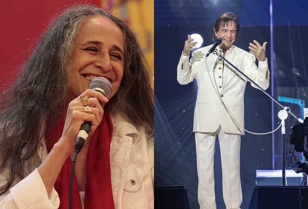 Maria Bethânia não poderá comparecer na edição do "Especial Roberto Carlos" deste ano (Foto Reprodução/Montagem/Internet)